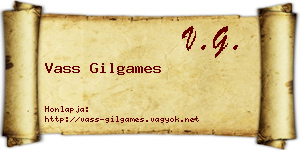 Vass Gilgames névjegykártya